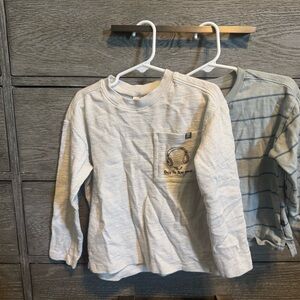 Kids' Long Sleeve Shirt with Headphone Pocket Design